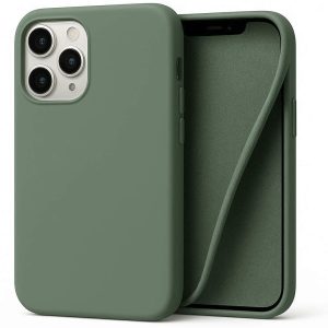Liquid Silicone Phone Case Soft Microfiber Lining Slim Matte Shockproof Protective Cover Solid Color Cushion Skin