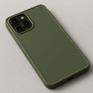 Square Edge Silicone Phone Case Luxury Classic Straight Frame Shockproof TPU Matte Cover Solid Color Case