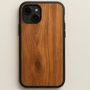 Wood Grain Texture Phone Case Eco Friendly Slim TPU Bumper Shockproof Protective Cover Solid Color Art Skin