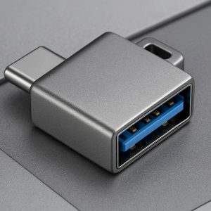Type C to USB A 3.0 Adapter Mini Zinc Alloy OTG Connector Fast Data Transfer Converter for Laptops Tablets