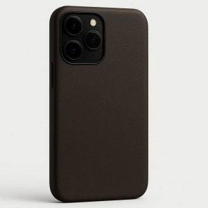 Luxury Matte Leather Phone Case Slim PU Leather Protection Cover Shockproof Premium Solid Color Back Skin